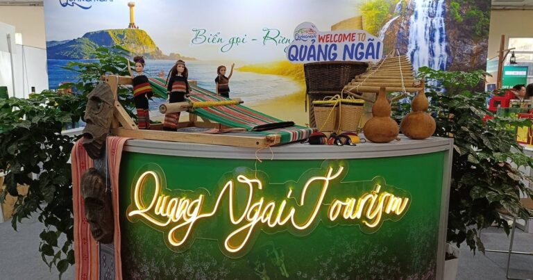 Quảng Ngãi mang thông điệp “Biển gọi – rừng mời” đến VITM 2026